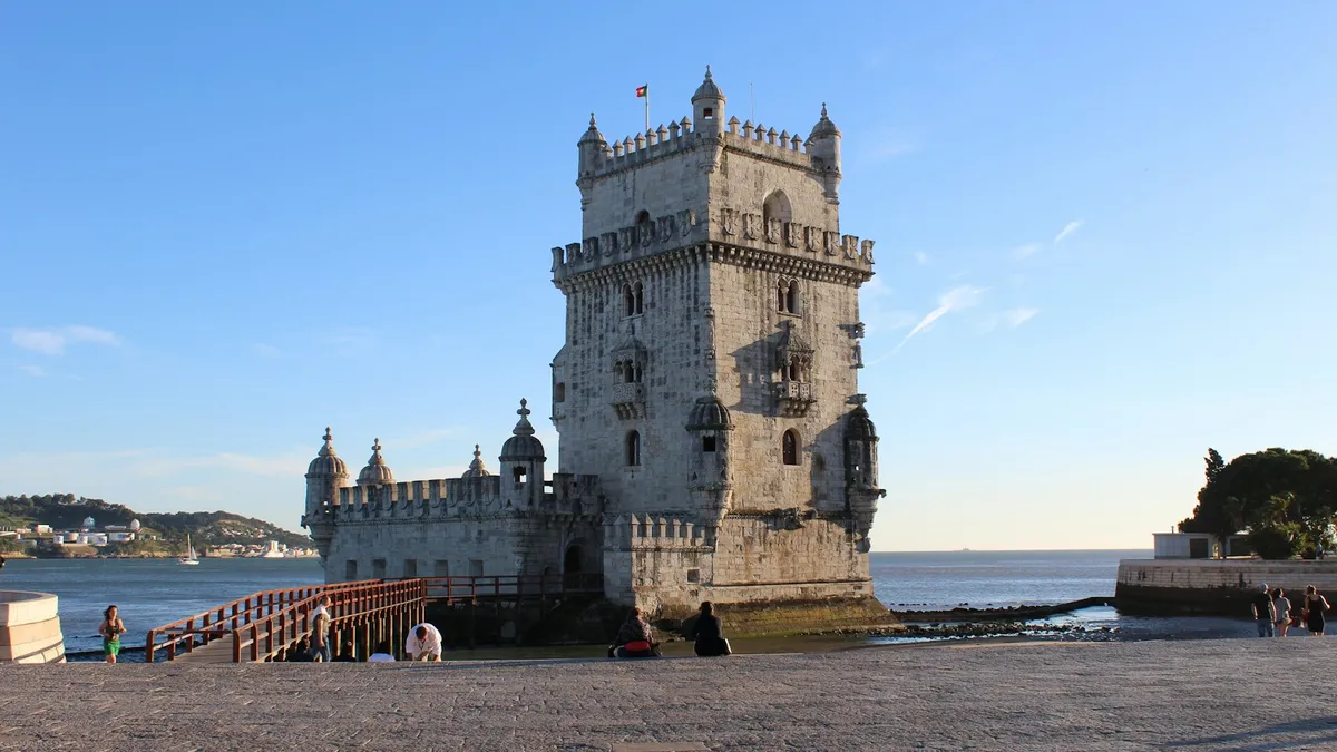 Monasterio de los Jerónimos en Belém Lisboa con fachada manuelina